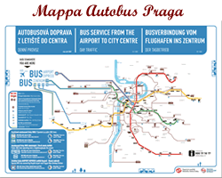 Mappa bus Praga