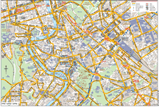 Mappa trasporti Roma centro